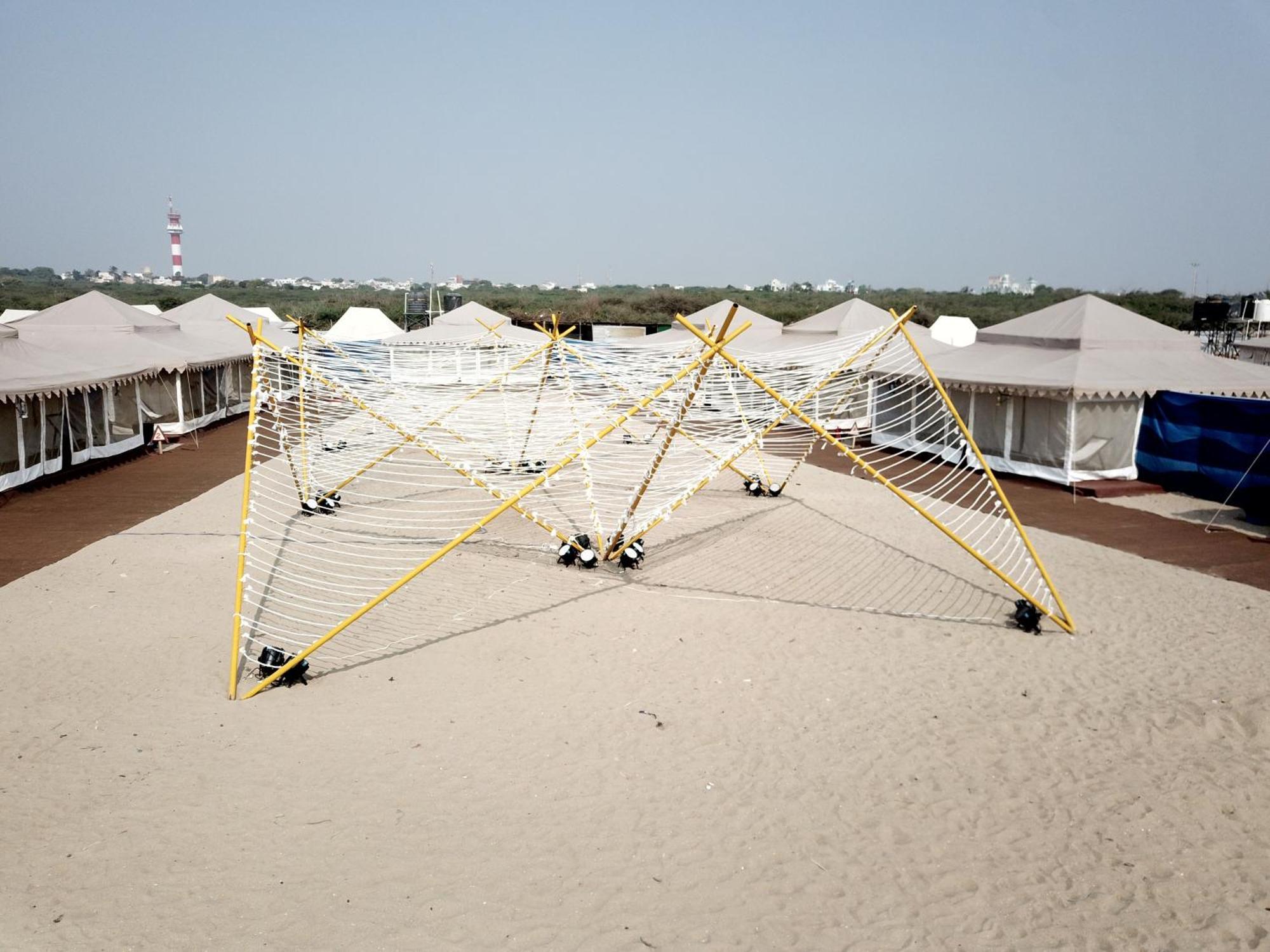 White Sands Bay Mandvi Bagian luar foto